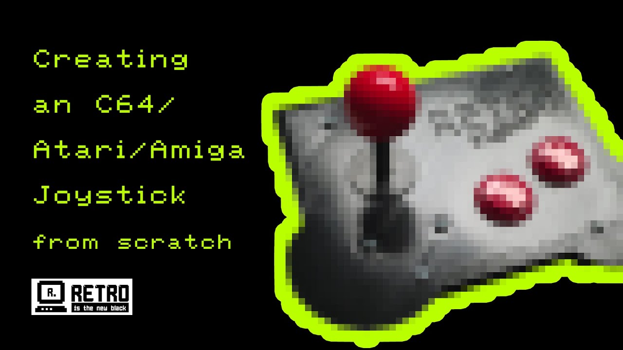 Создание джойстика C64 / Atari / Amiga с нуля — приходите и соберите вместе!