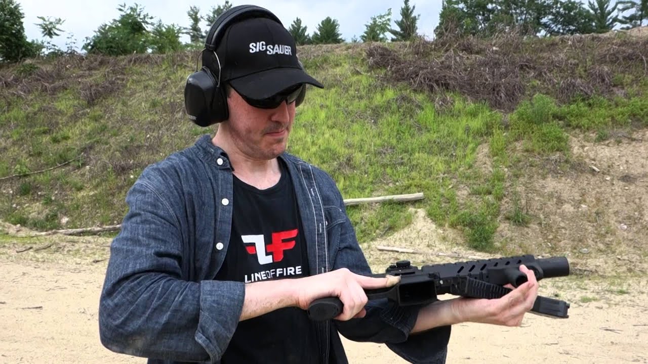 Suppressed SIG MPX 9mm Suppressed Submachine Gun (SMG) at the Range 1