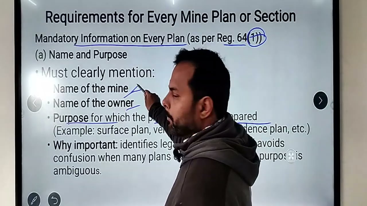 General Requirements of Mine Plans | Explained as per Mining Regulations
