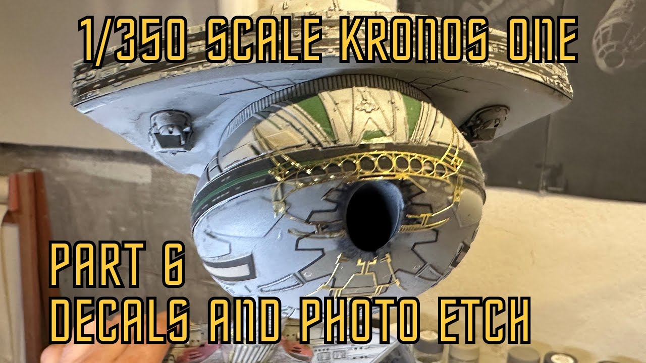 Polar Lights Kronos One, часть 6: декали и фототравление