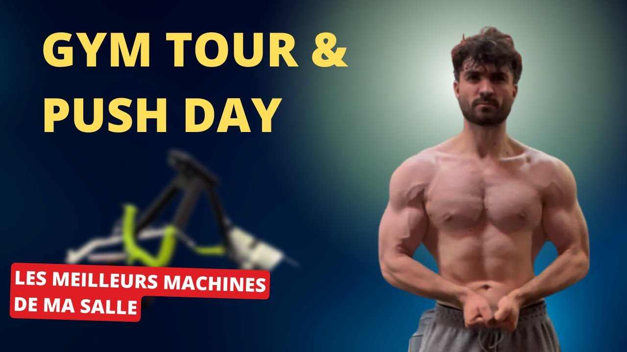 GYM TOUR & PUSH DAY - RECOVERY EPISODE 7
