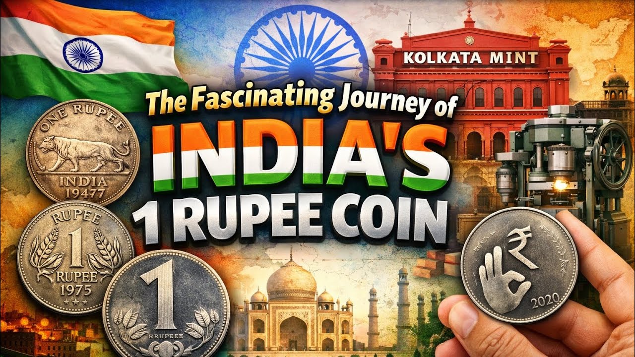  The Incredible Evolution of India’s 1 Rupee Coin | From India Government Mint, 