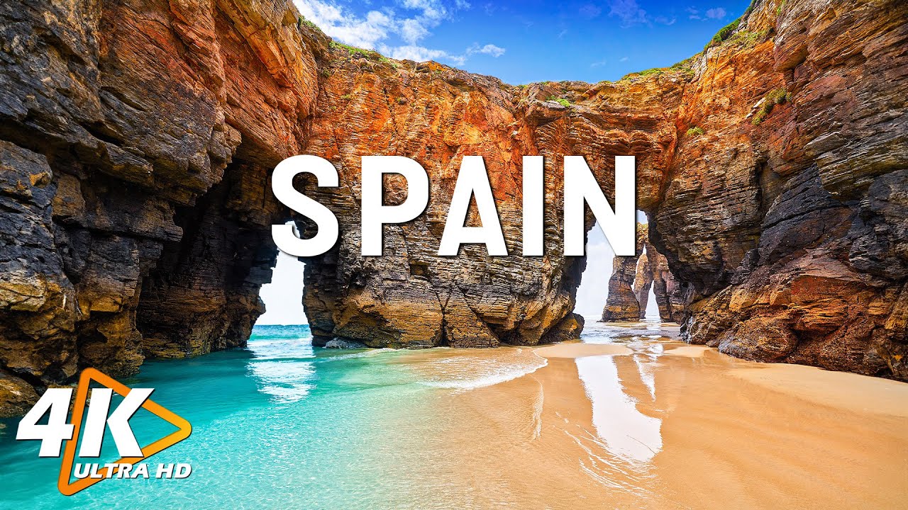 SPAIN 4K - Relaxing Music With Beautiful Natural Landscape - Amazing Nature - 4K Video UHD
