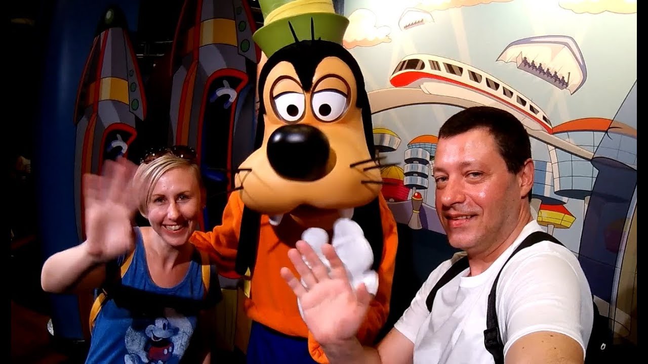 EPCOT Character Spot - Mickey Mouse, Goofy & Minnie - Walt Disney World, FL - May 2017