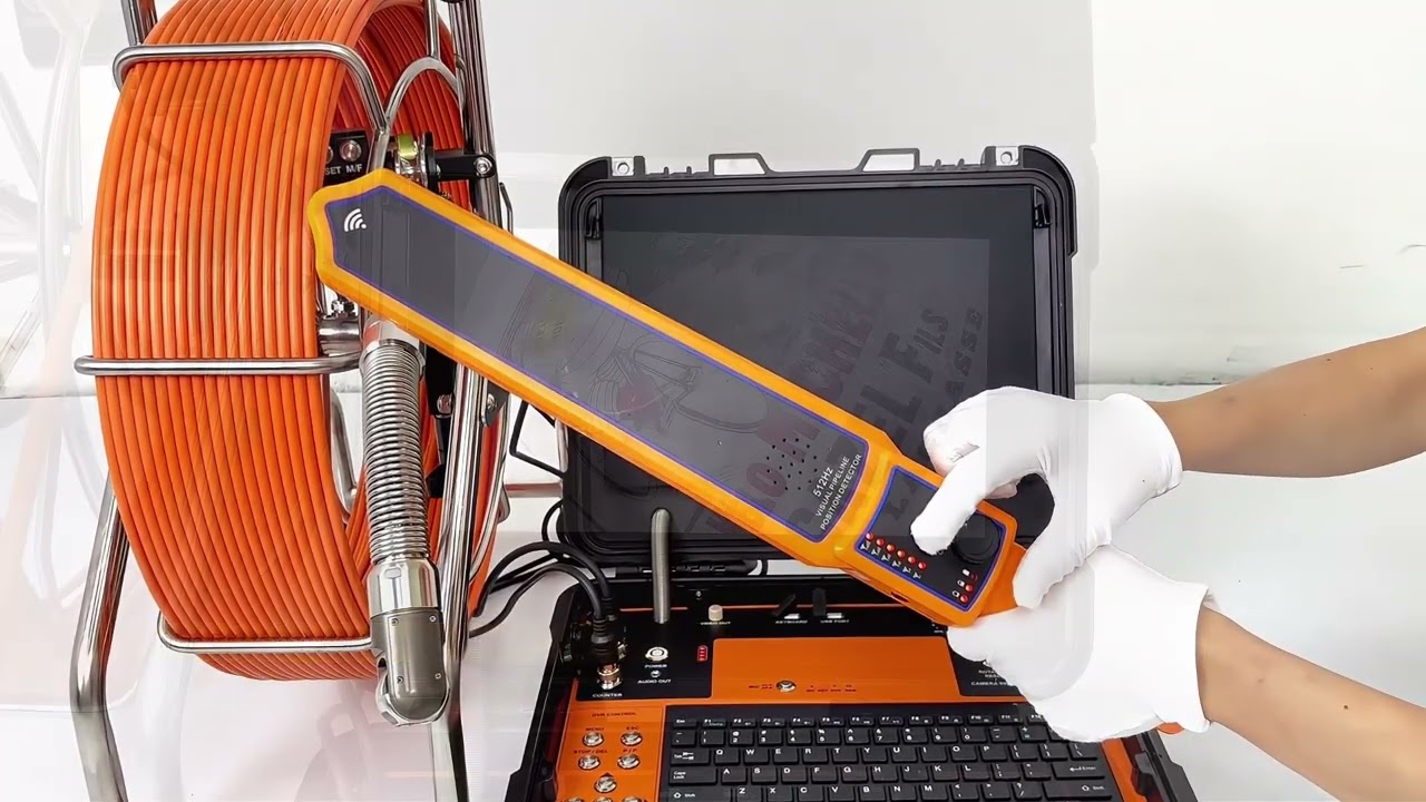 Medium-sized 33mm PTZ Pipe Push Inspection Camera System