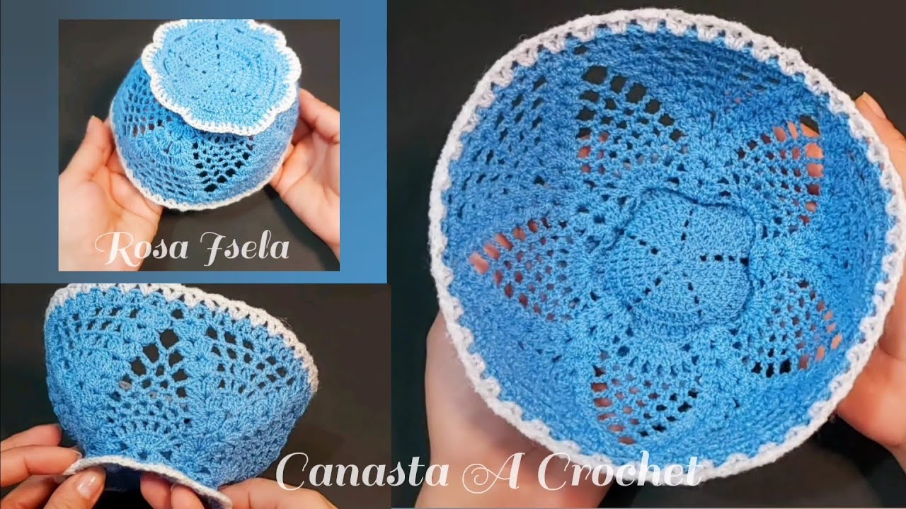 Canasta con Piñas Y Abanicos #RosaIsela