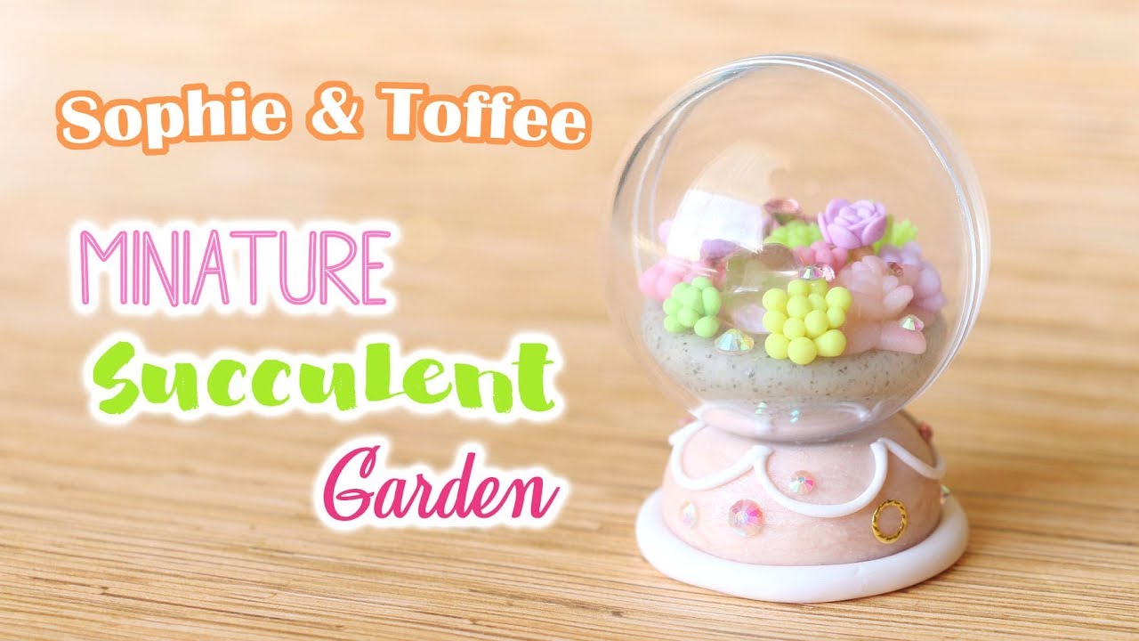 Magical Succulent Garden Globe│Sophie and Toffee Subscription Box February 2018