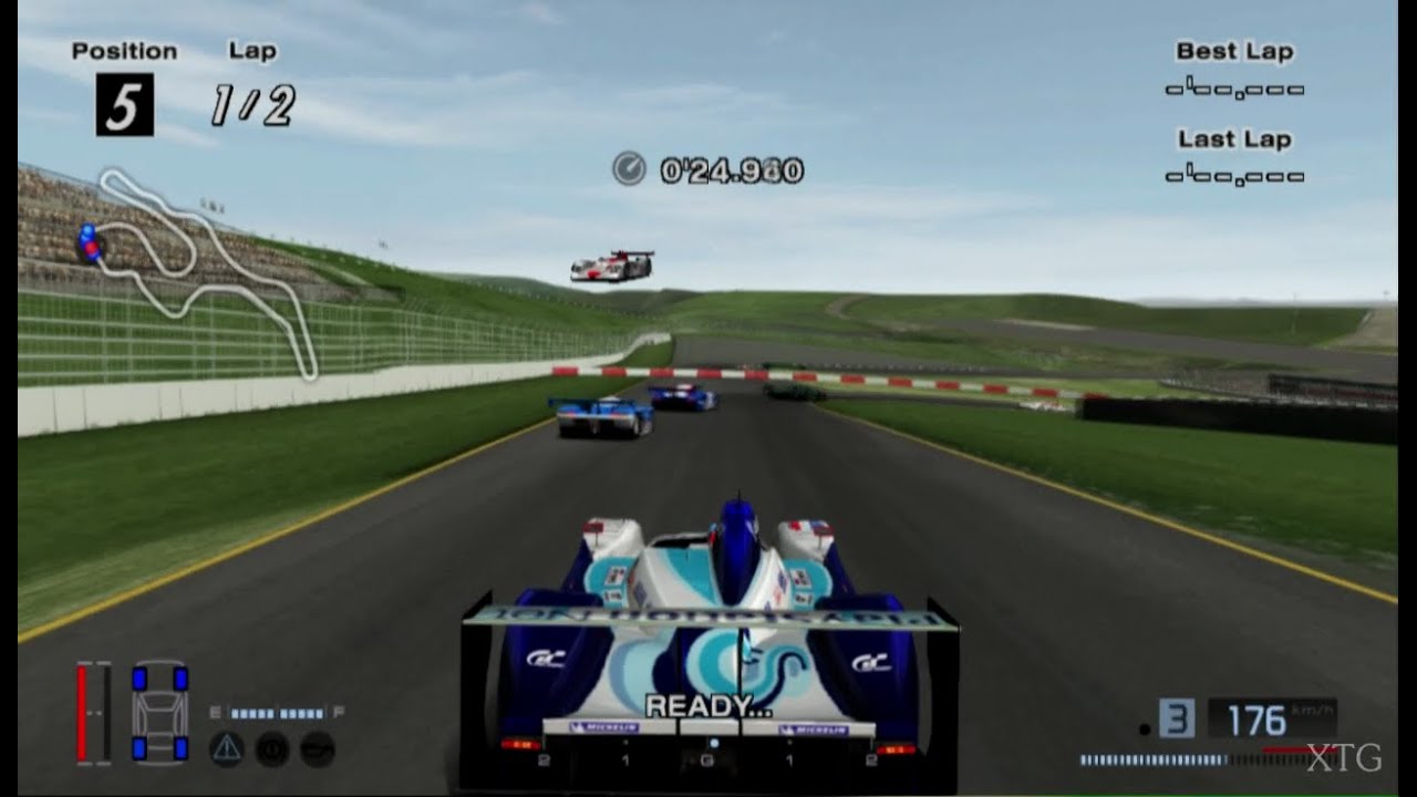 [#18] Gran Turismo 4 - PlayStation Pescarolo C60/Judd Race Car HD PS2 Gameplay