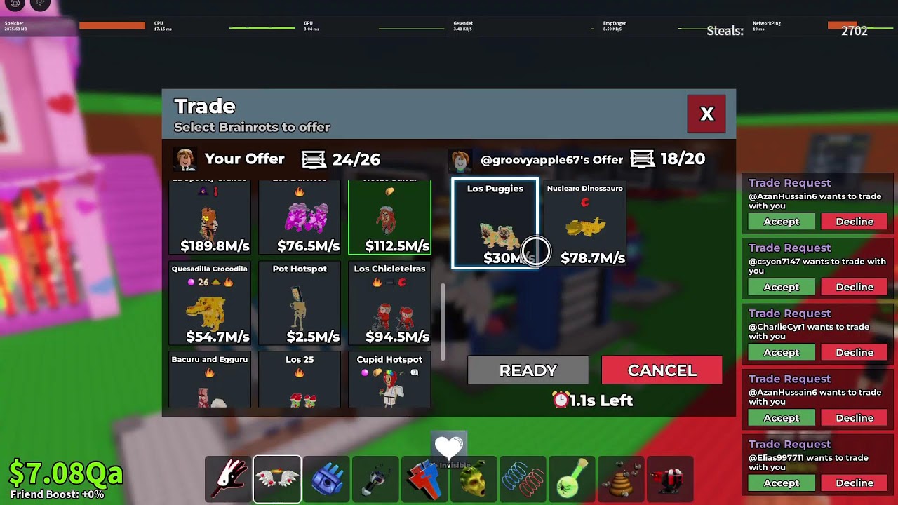 sab trade/ pvp / LF divine Index (road to 300 subs stream)