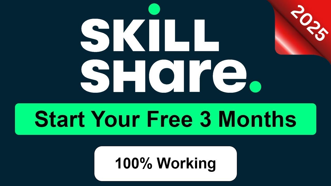Как получить 3 бесплатных месяца Skillshare 100% работает в 2025 году