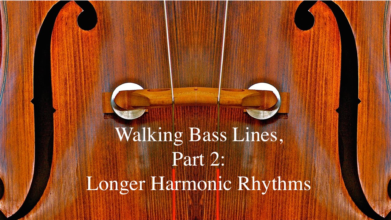 Walking Bass Lines, Part 2