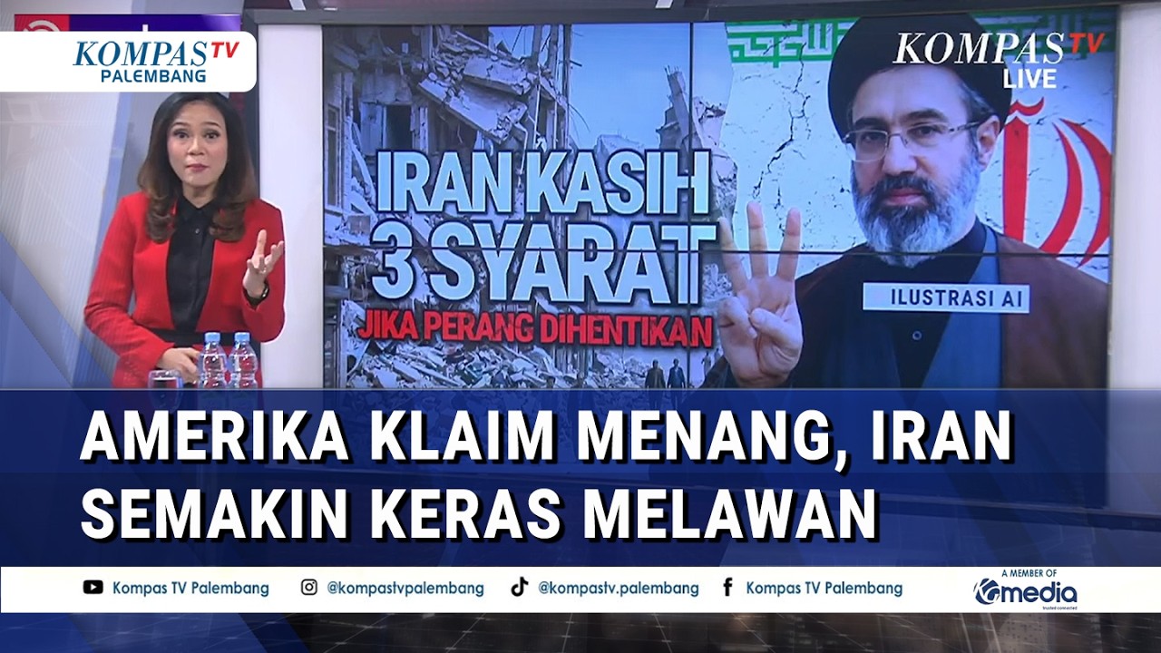 Amerika Klaim Menang, Iran Kasih 3 Syarat jika perang Dihentikan
