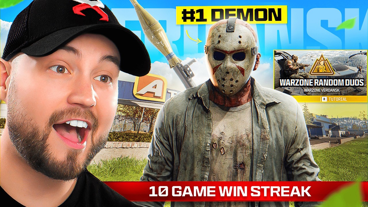 I Met the CRAZIEST WARZONE DEMON in Random Duos!