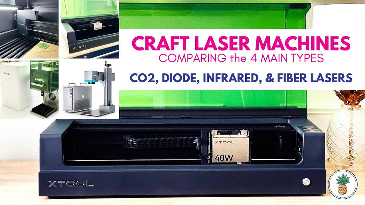Comparing 4 Types of Craft Lasers: CO2, Diode, Infrared, and Fiber Lasers for Beginners #lasercrafts
