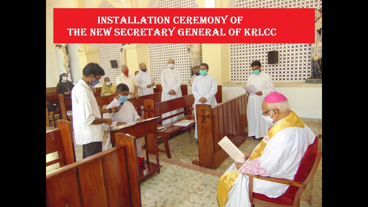 KRLCC | SECRETARY GENERAL INSTALLATION | FR THOMAS THARAYIL