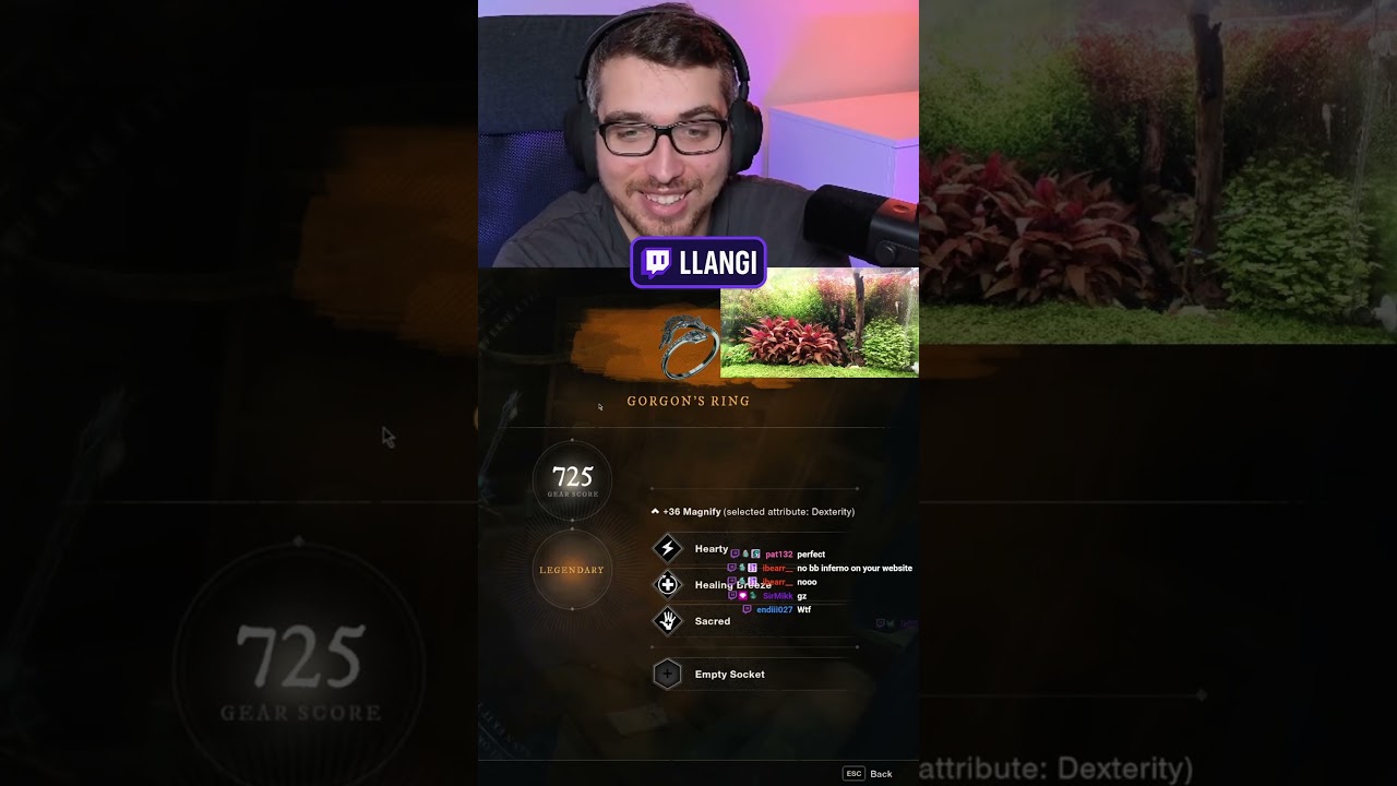 Hitting BIS Healer Ring First Try #newworldgame #mmorpg #aeternum #twitch