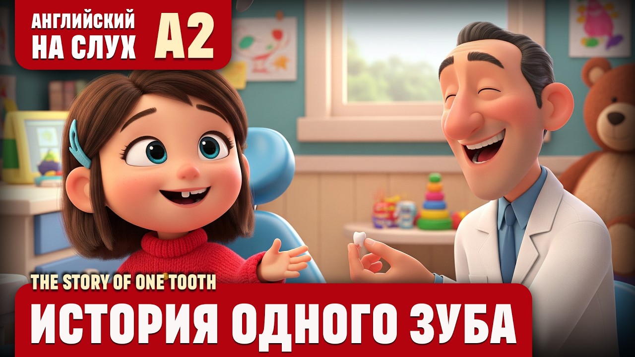 История одного зуба. Весёлый рассказ (уровень А2). Английский на слух.