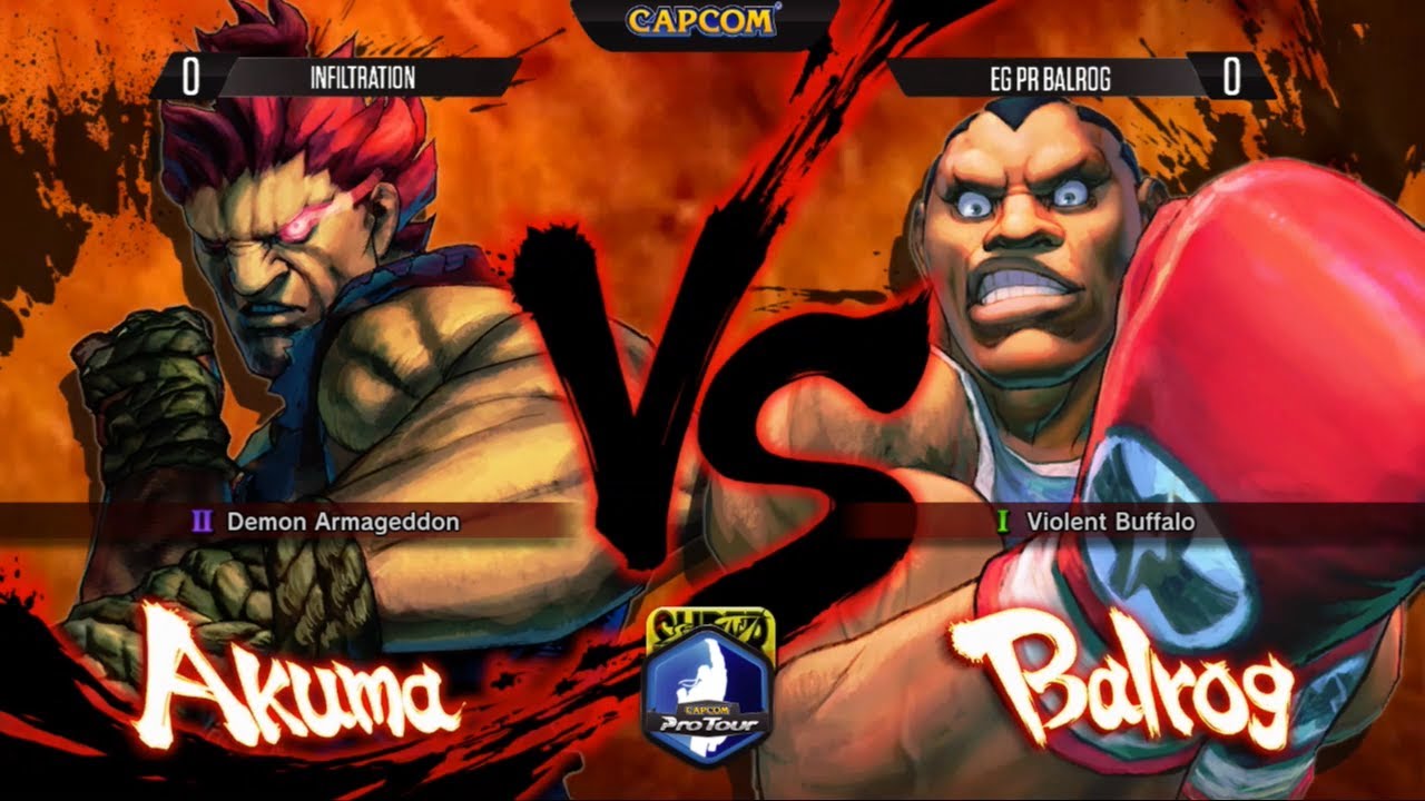 SSF4: AE - Infiltration vs EG PR Balrog - Top 8 Winners Semis - Final Round 17