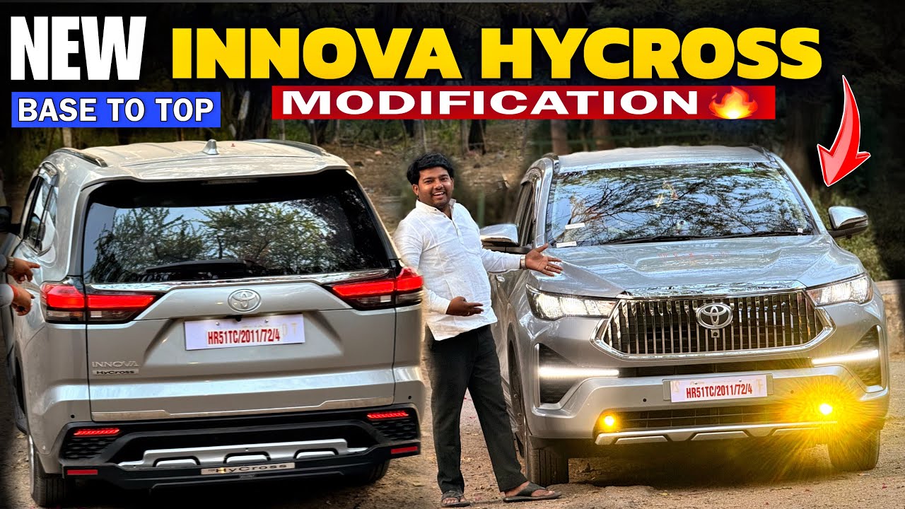 Innova Hycross Base to Top Modification🔥| GX to ZX (o) Modified🤩
