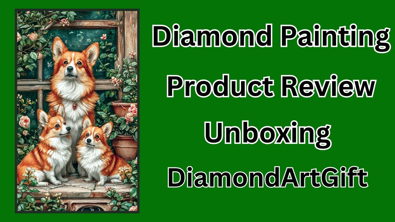 Diamond Painting Unboxing -  Product Review - DiamondArtGift - Diamond Art - Budget Friendly Crafts