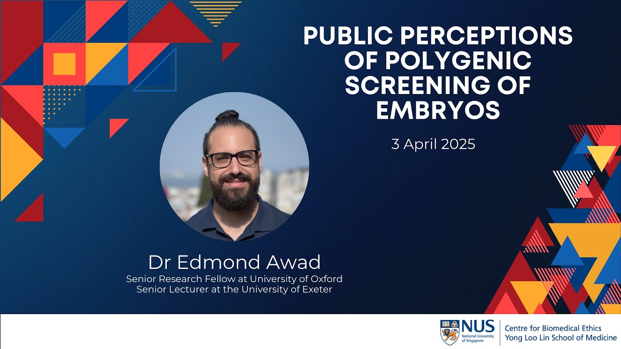 Public Perceptions of Polygenic Testing & Embryo Selection for Non-Medical Traits - Edmond Awad