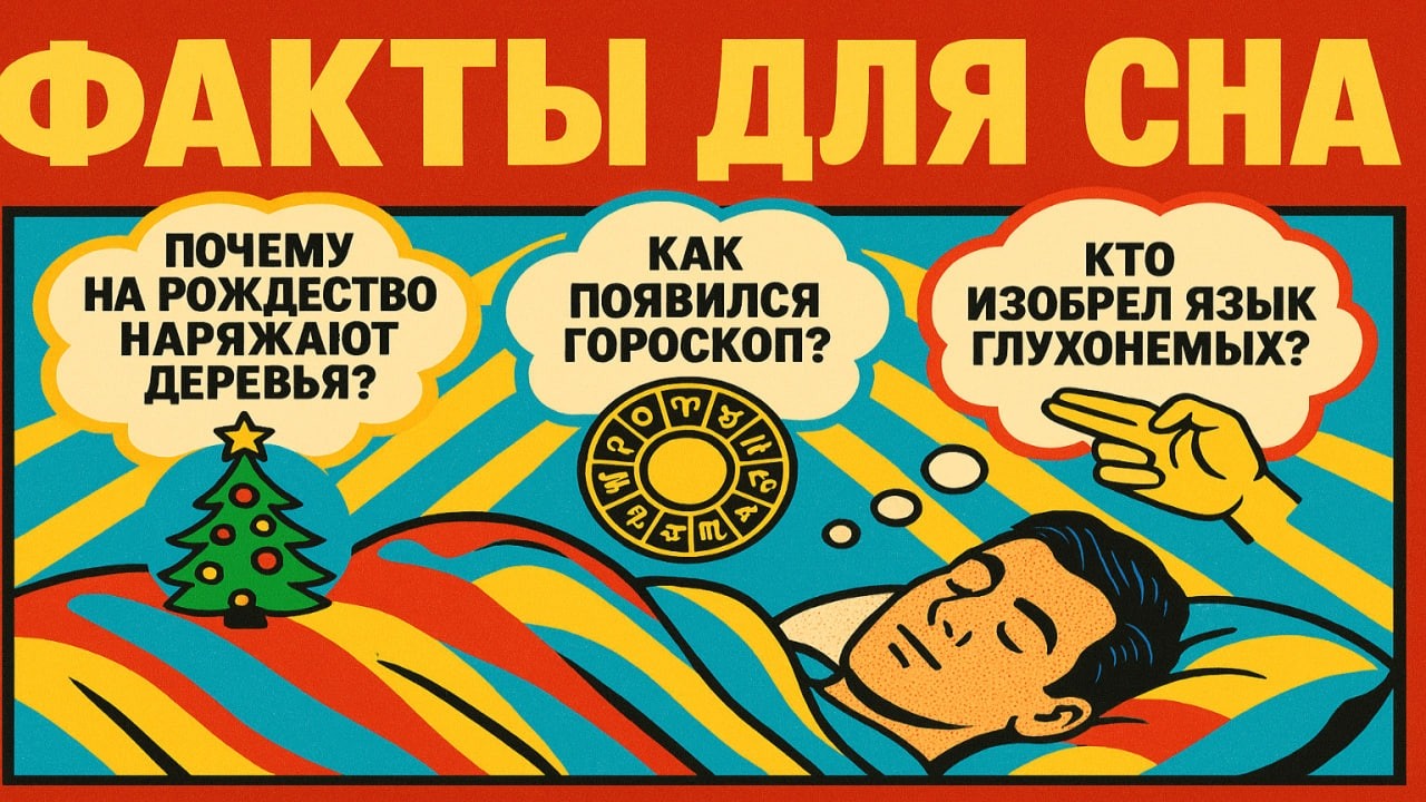 Факты перед сном, чтобы быстро уснуть | Интересные и удивительные истории для сна
