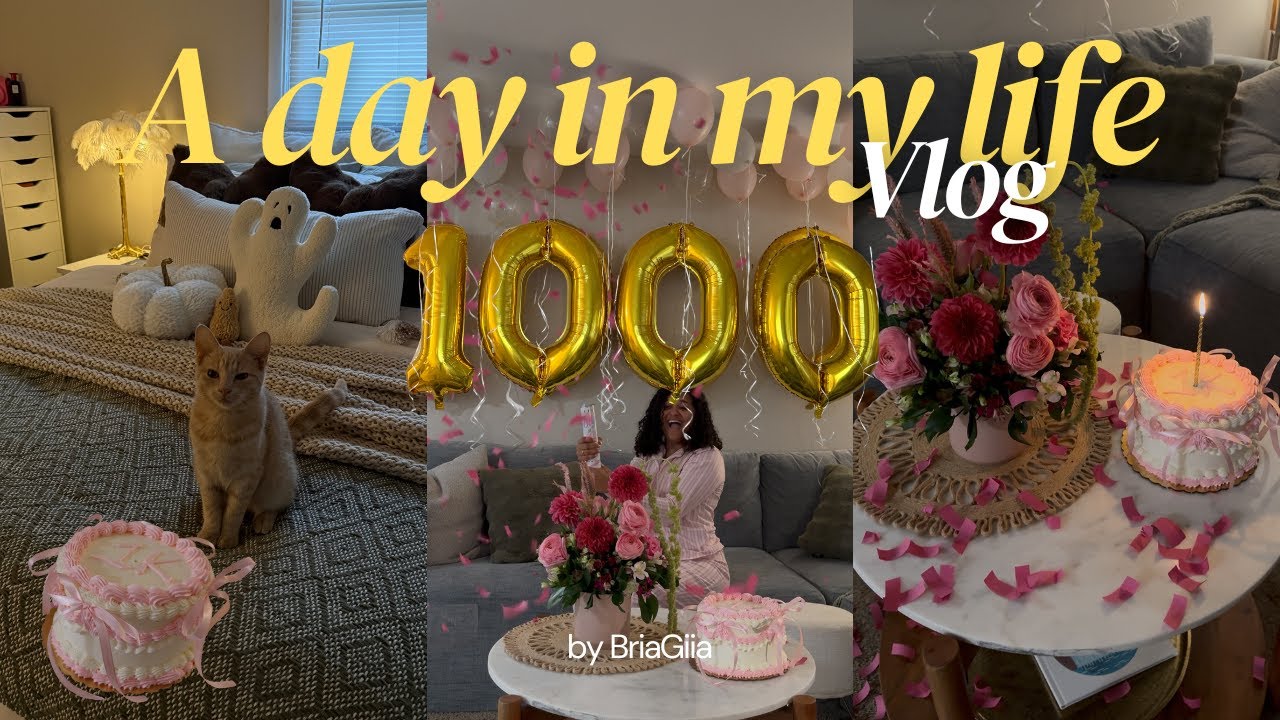 Vlog! a realistic day in my life + 1K giveaway + PR unboxing & more
