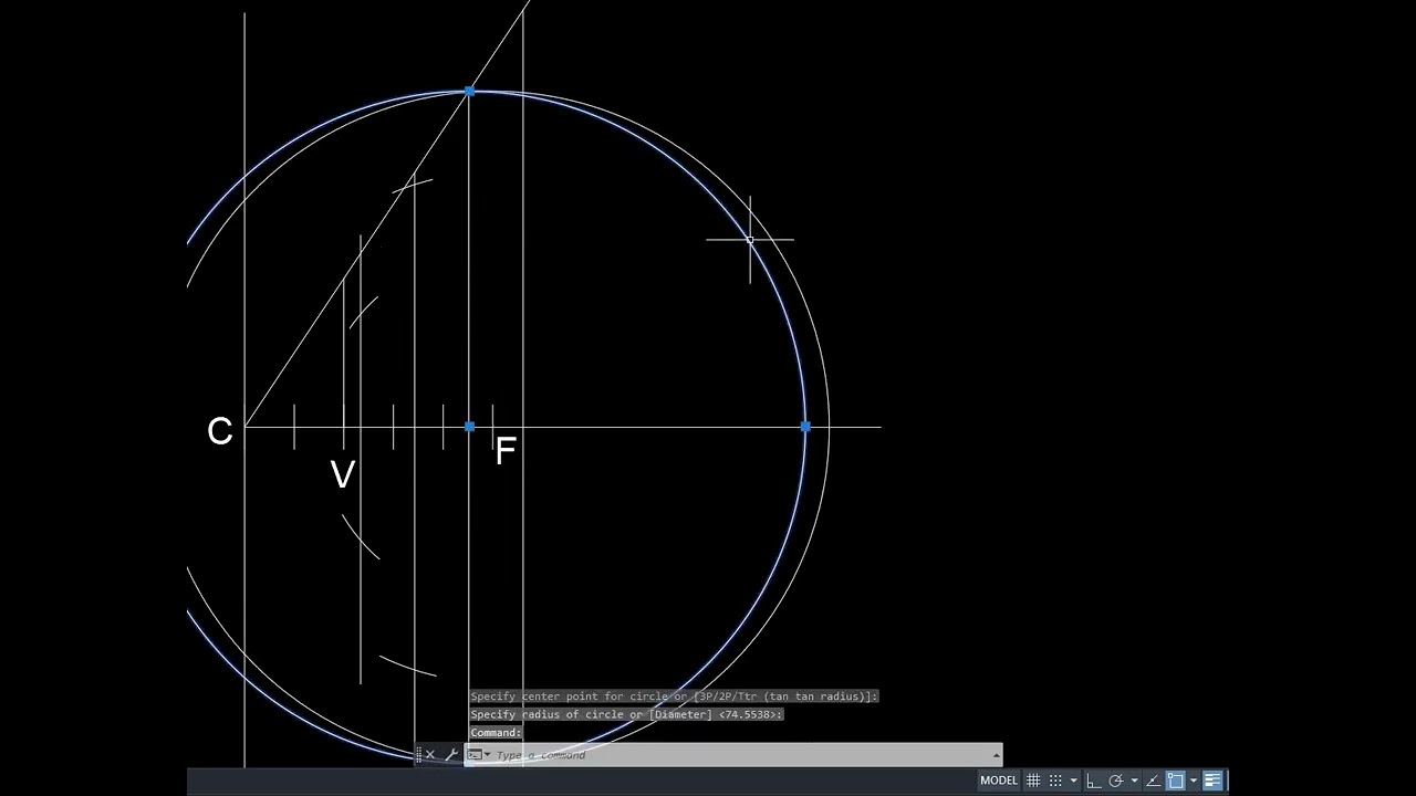 Construction of Hyperbola by Focus Directrix Method