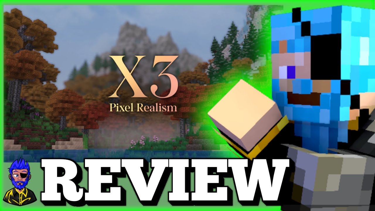 X3 Pixel Realism Mash Up Pack Review ¦ Daz Man Minecraft Texture Pack Review ¦ Minecraft Bedrock