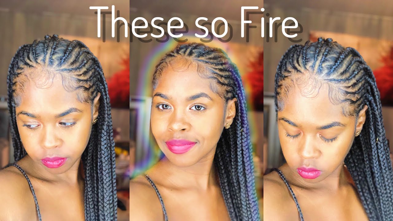 Tribal Braids Tutorial on Natural Hair 😍