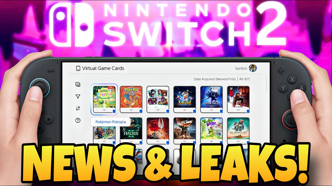 Появились новые новости и утечки о Nintendo Switch 2!