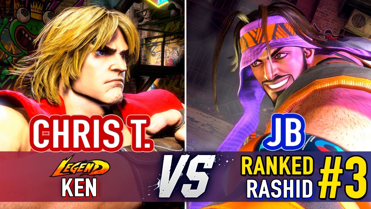 SF6 🤜 CHRIS TATARIAN (Ken) vs JB (#3 Ranked Rashid) 🤛 SF6 High Level Gameplay