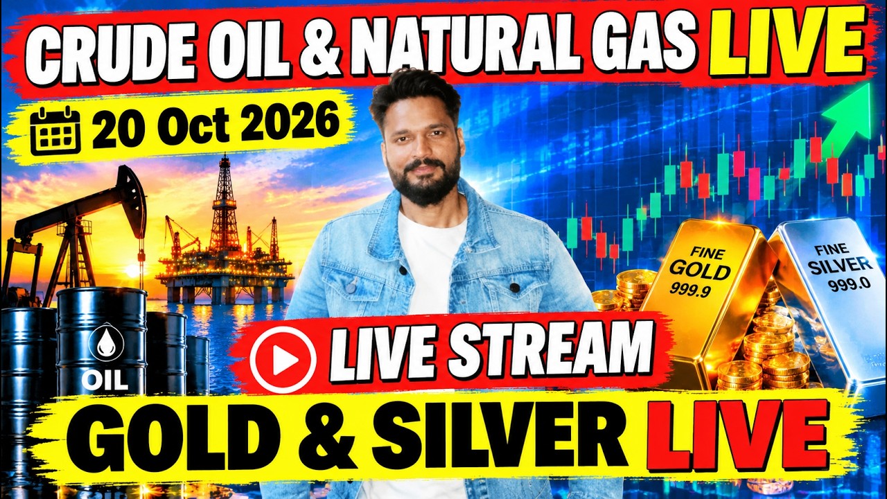 Crude Oil & Natural Gas Live Trading | Gold, Silver & BTC Live Trading | 20 Oct 2026 | Bull vs Bear