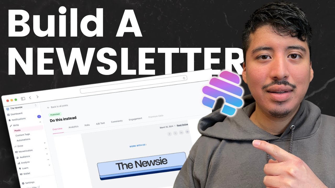 How I build an email newsletter with beehiiv in 2024 course
