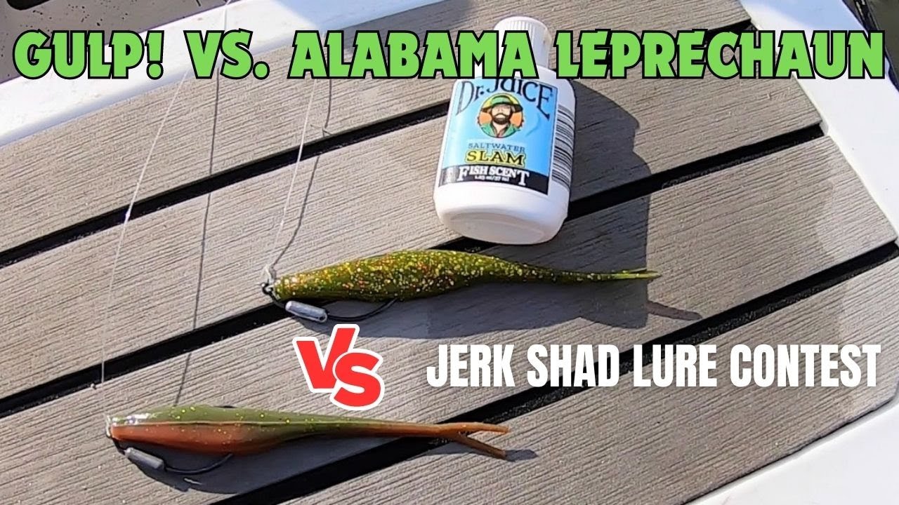 Gulp! Jerk Shad VS. Alabama Leprechaun [Jerk Shad Lure Contest]