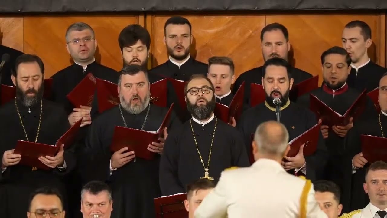 Concertul cântece patriotice din parlament