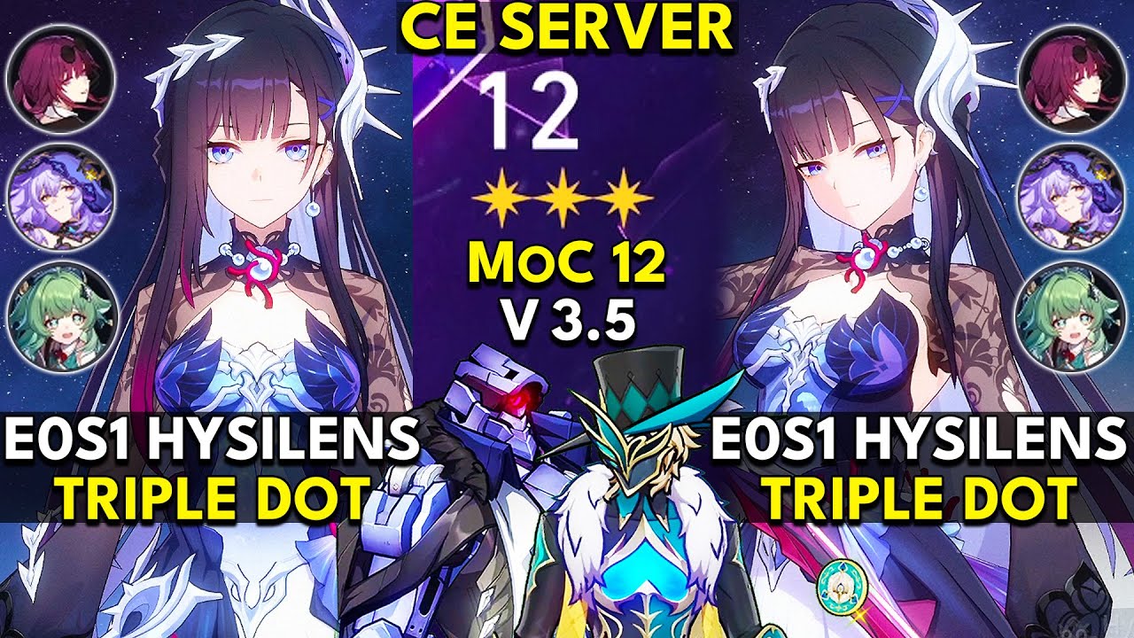 E0S1 Hysilens Triple DoT | Memory of Chaos Floor 12 (3 Stars) | Honkai: Star Rail 3.5 Early Access