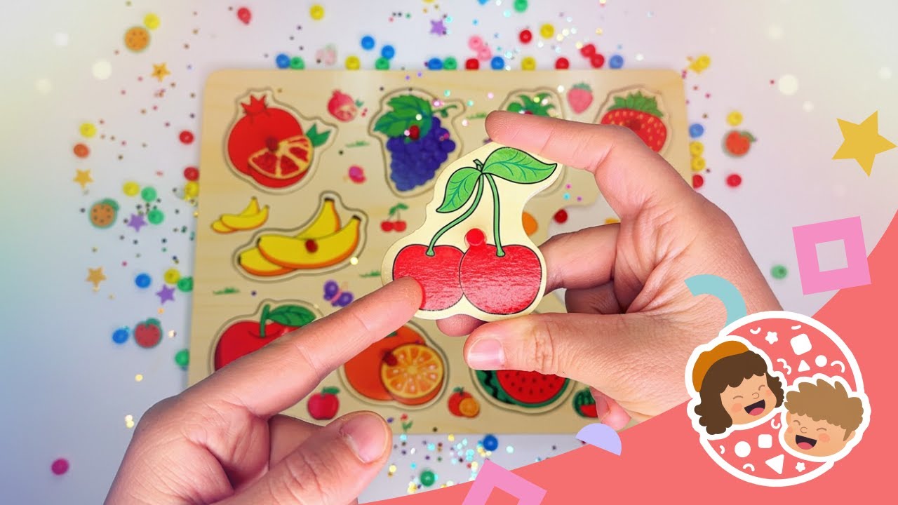 Lerne Obst für Kleinkinder 🍎🍌 Lustiges Lernvideo für Kinder | Farben, Formen & Namen | Litika