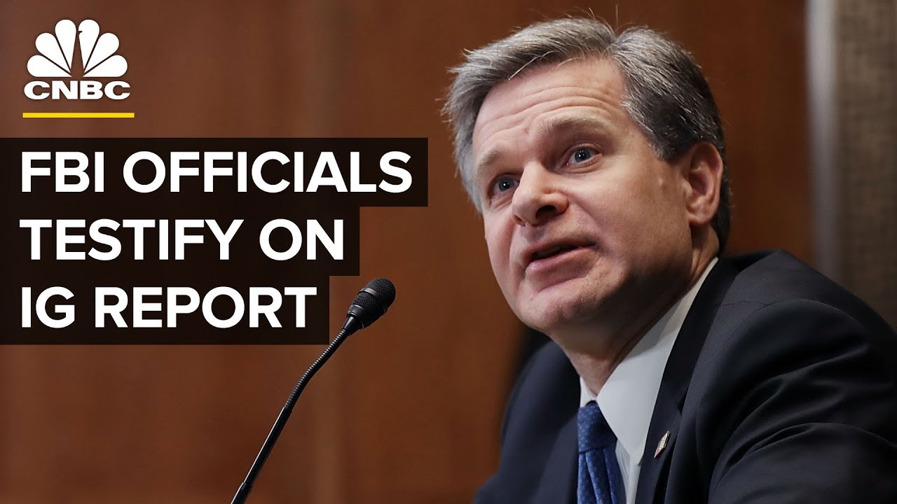 FBI Officials Testify Before Senate on Inspector General Report &mdash; June 18, 2018