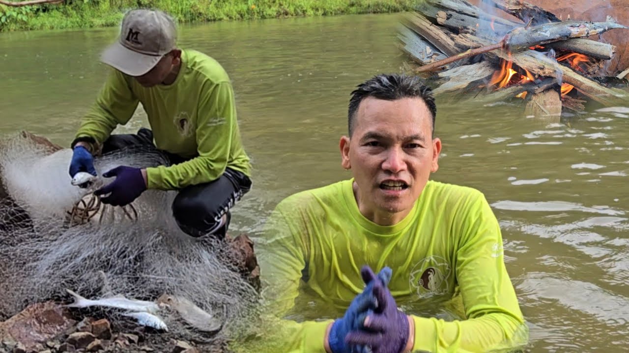 Menikmati Ikan Panggang di Tepi Sungai!!😍