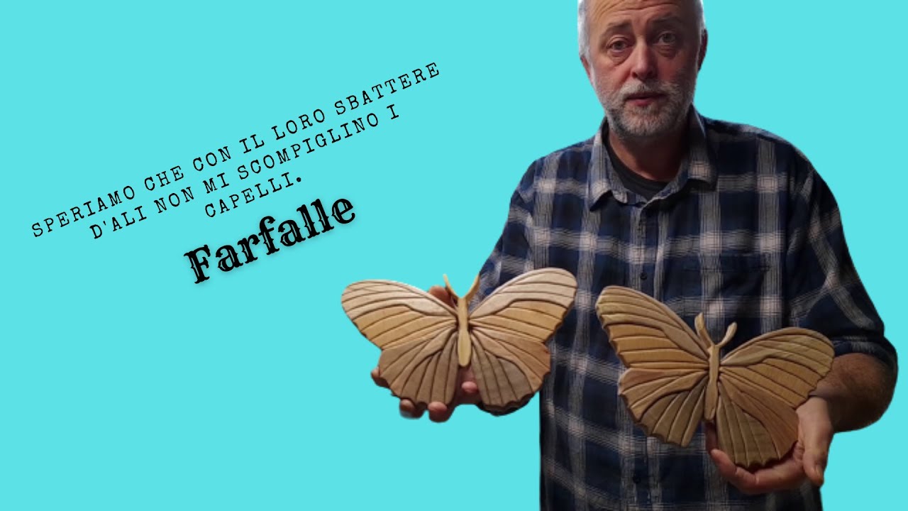 Scrollsaw butterflies - Farfalle al traforo elettrico