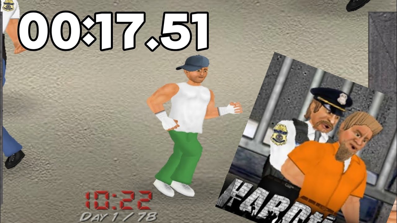 Hard Time Prison escape SPEEDRUN in 17s (M'dickie)