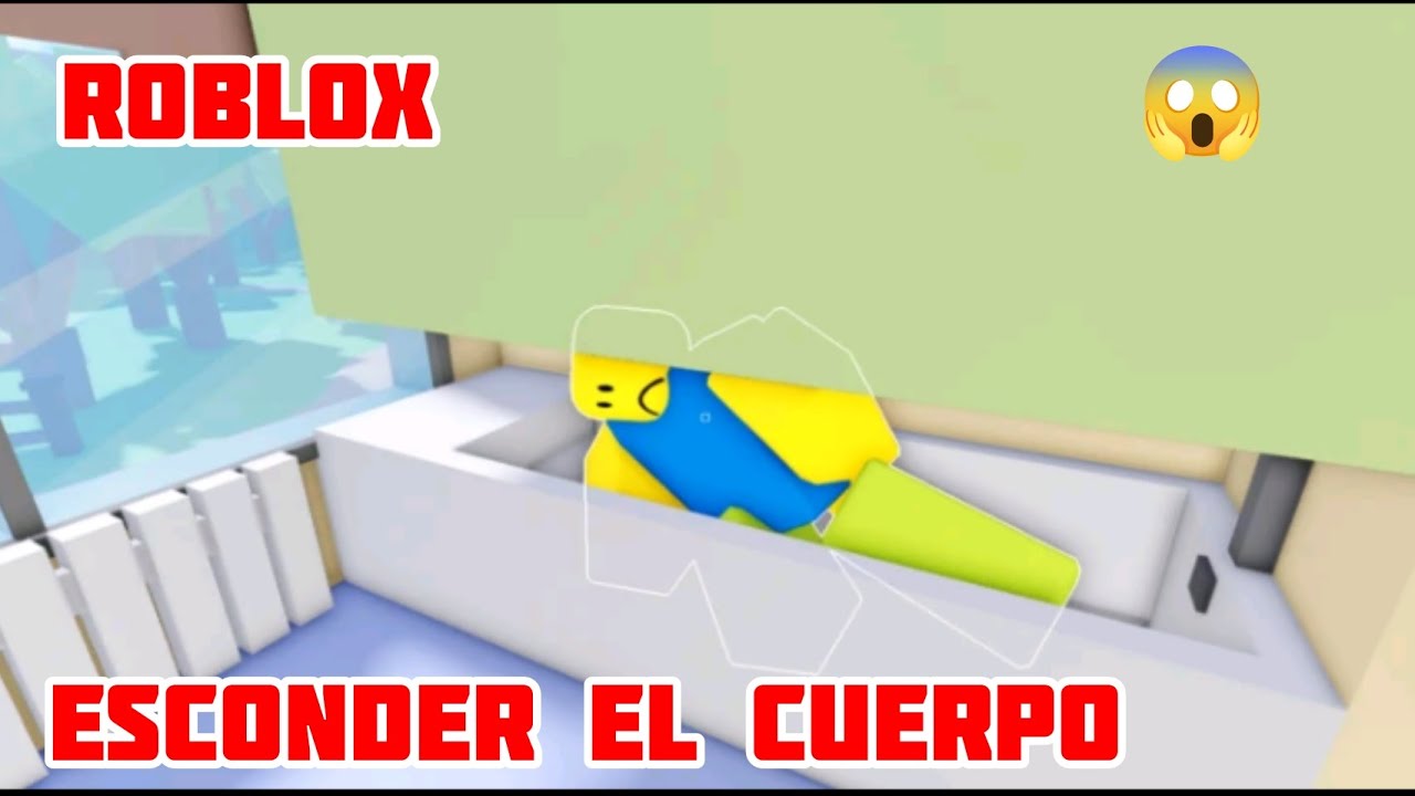 Jugando roblox en escondiendo el cuerpo ☠️😱😱