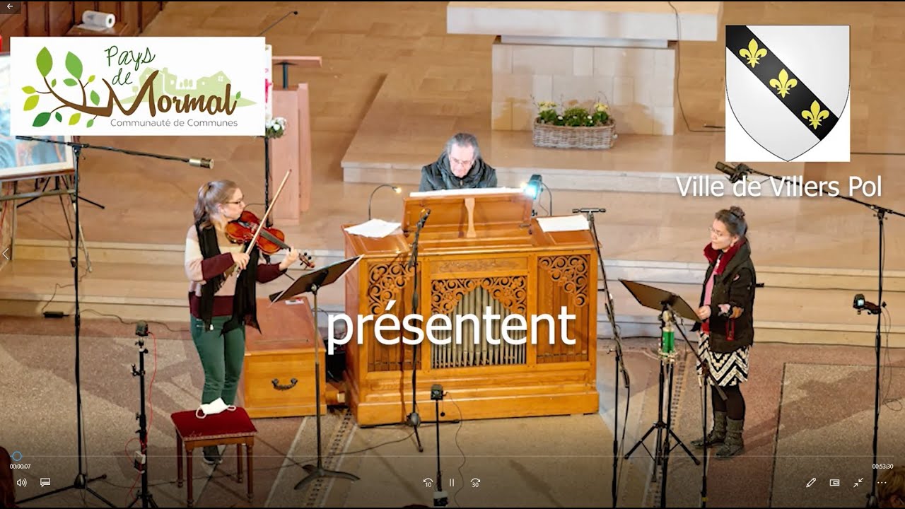 Orgue À L'unisson 2021 Concert à l'église de Villers-Pol