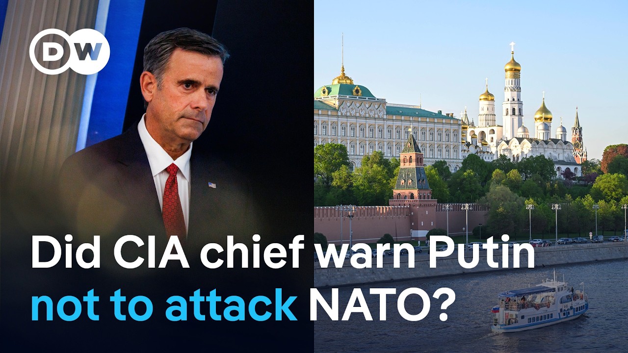 US media report CIA boss John Ratcliffe warned Russia not to attack Baltic NATO allies | DW News