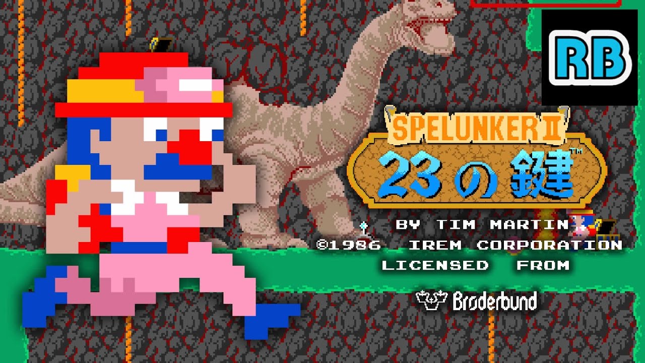 1986 [55fps] Spelunker II 999900pts