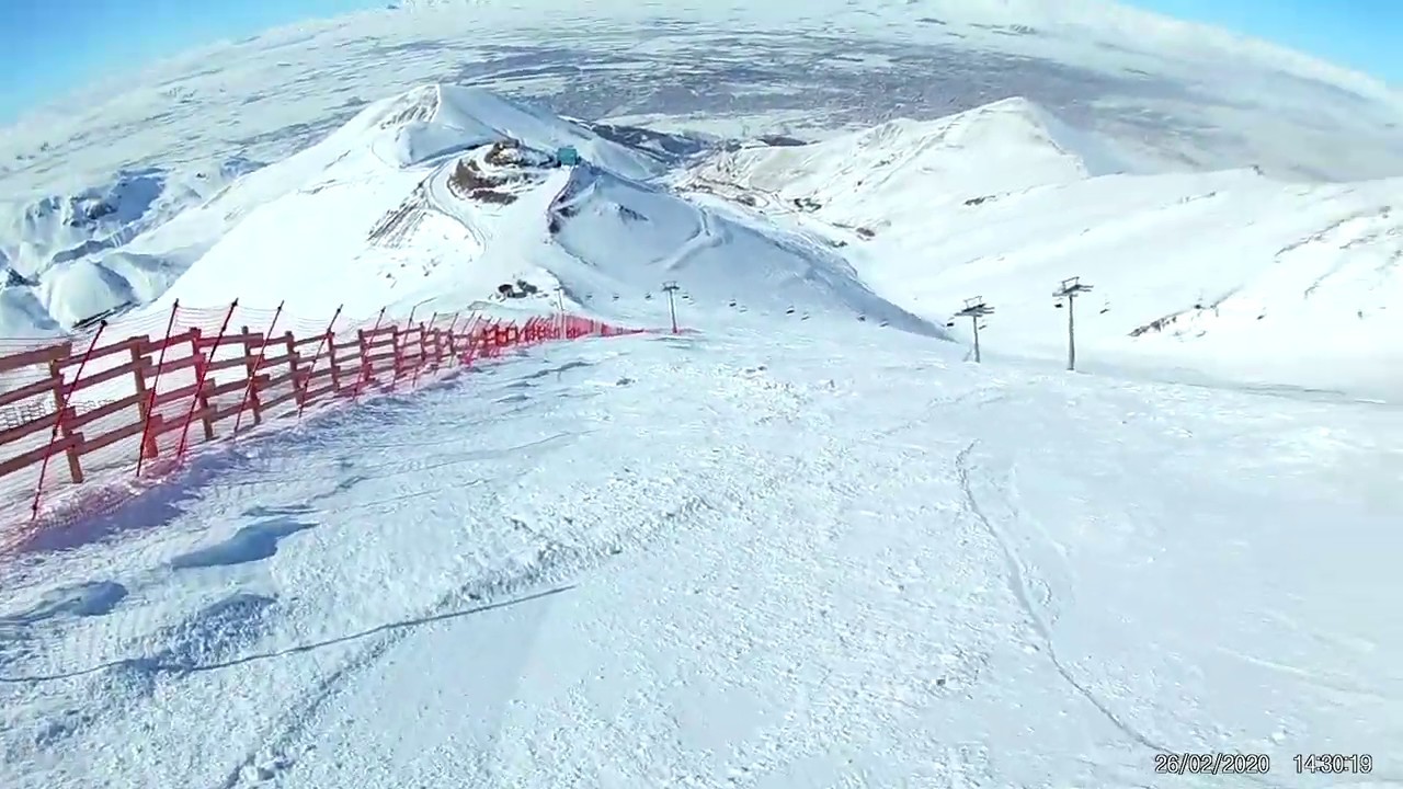 Paland&ouml;ken Kayak Merkezi -Yeni Speed Slope ve Kezey Pisti (26.02.2020)