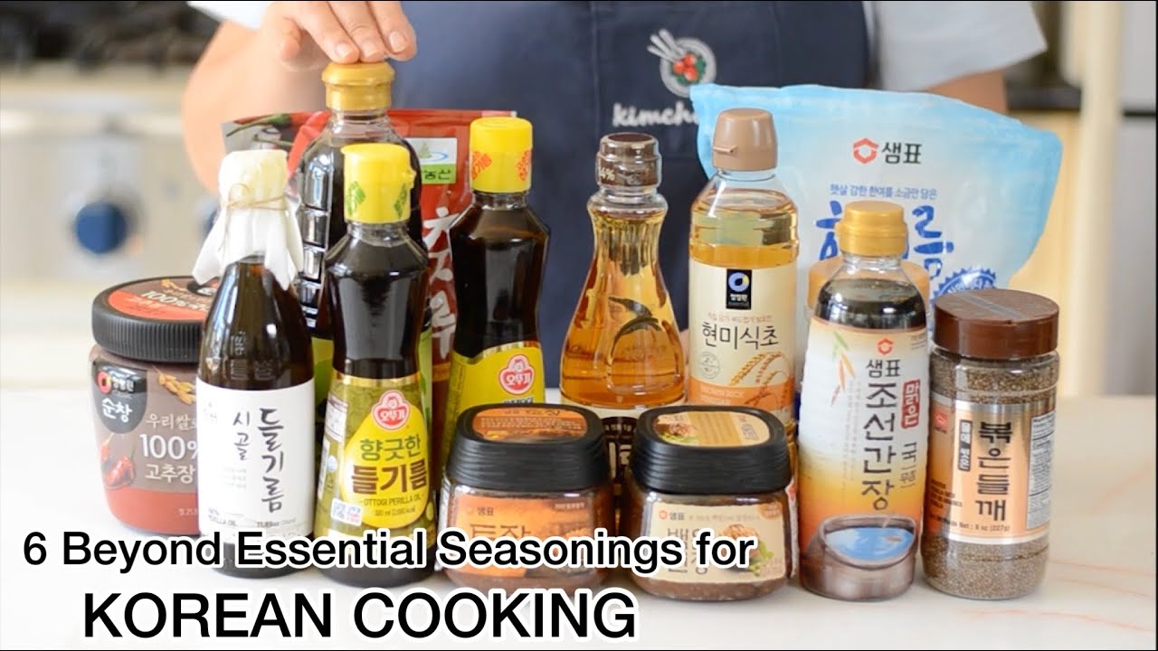 6 Beyond Essential Seasonings for Korean Cooking