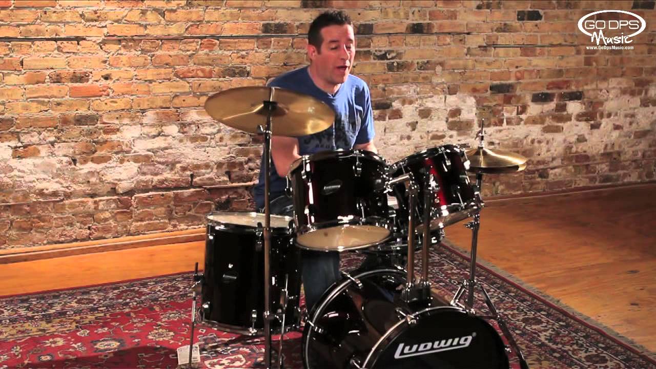 Настройка ударной установки Ludwig Accent для начинающих