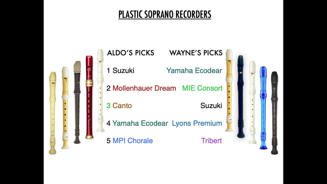 Plastic Soprano Recorder Survey